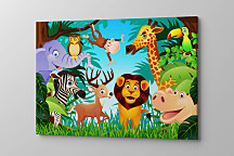 obraz safari zvieratká